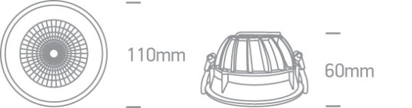 7W LED įleidžiamas šviestuvas, baltas, 4000K - Image 4