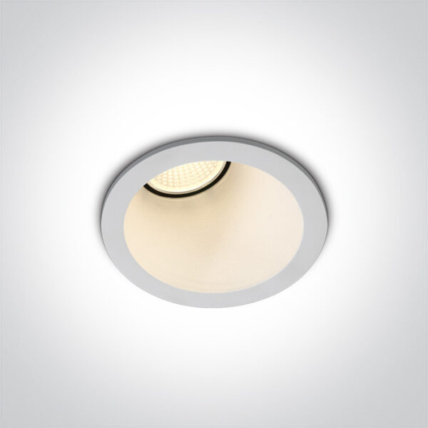 8W LED įleidžiamas šviestuvas, baltas, 3000K