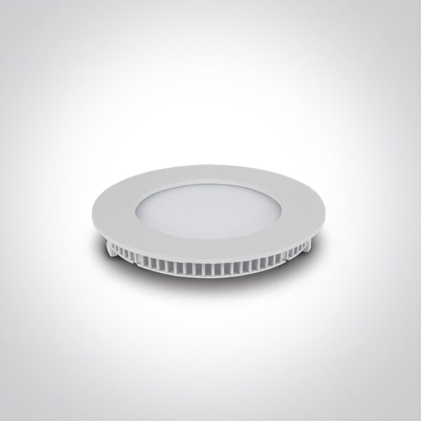 8W LED įleidžiama panelė, balta, 4000K