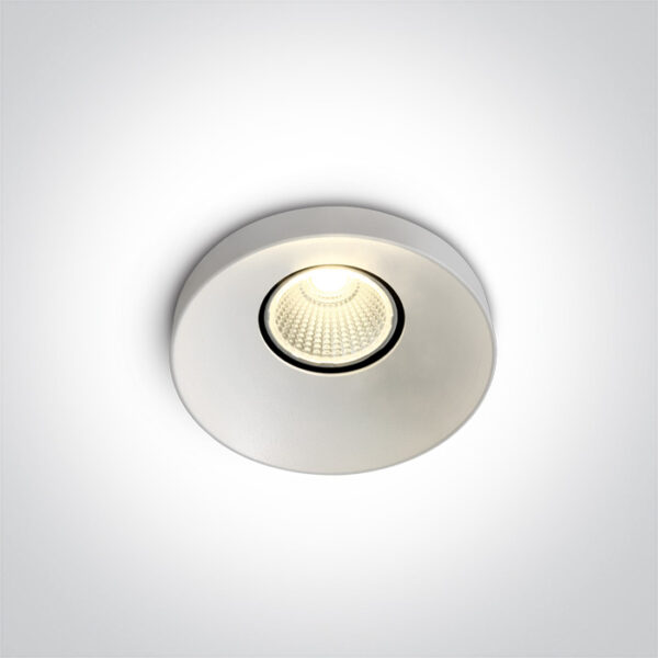 8W LED įleidžiamas šviestuvas, baltas, 3000K
