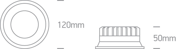 9W LED įleidžiamas šviestuvas, baltas, 4000K - Image 3