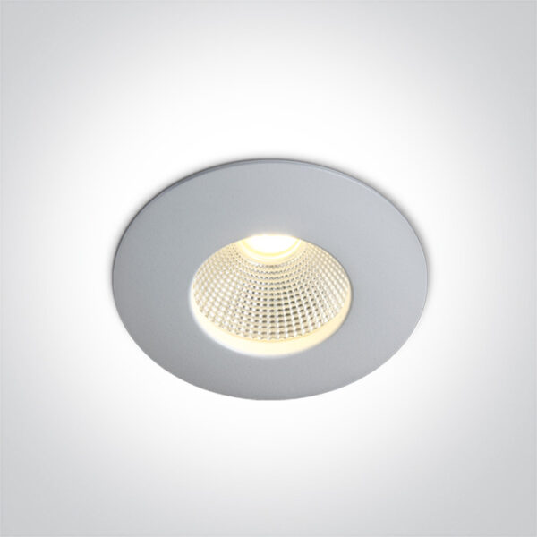 12W LED įleidžiamas šviestuvas, baltas, 4000K