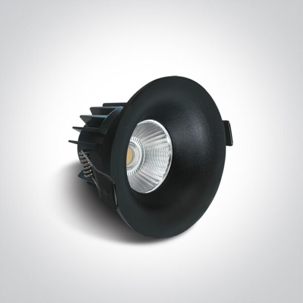 12W LED įleidžiamas šviestuvas, juodas, 3000K - Image 2