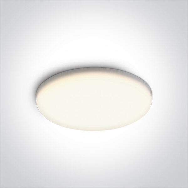 15W LED įleidžiamas šviestuvas, baltas, 4000K