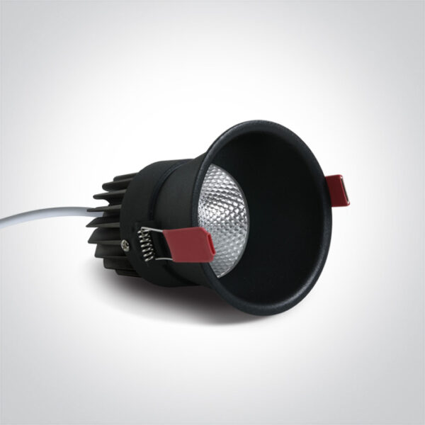 15W LED įleidžiamas šviestuvas, juodas, 3000K - Image 2