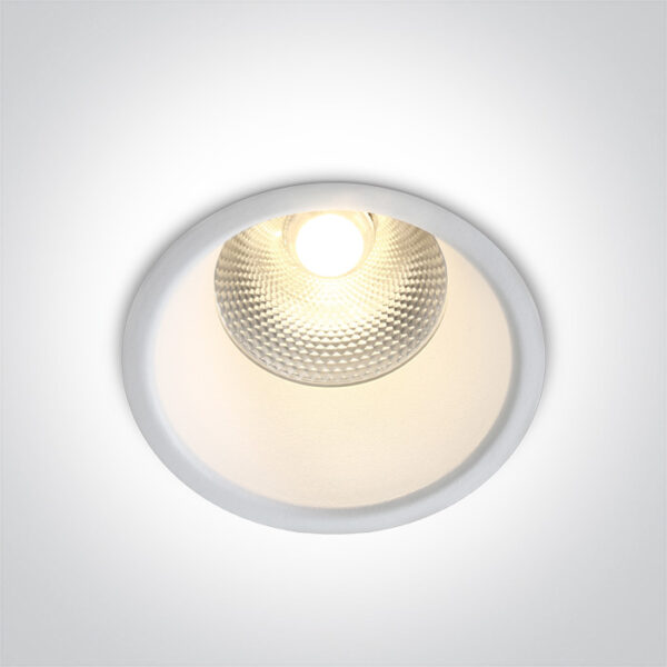 15W LED įleidžiamas šviestuvas, baltas, 3000K
