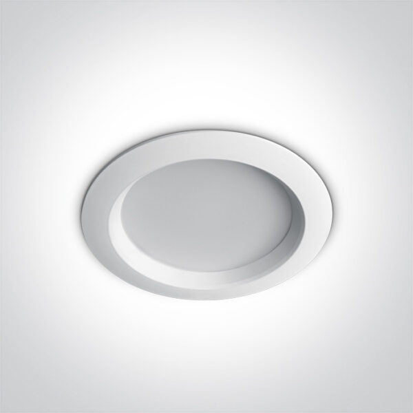 15W LED įleidžiamas šviestuvas, baltas, 3000K