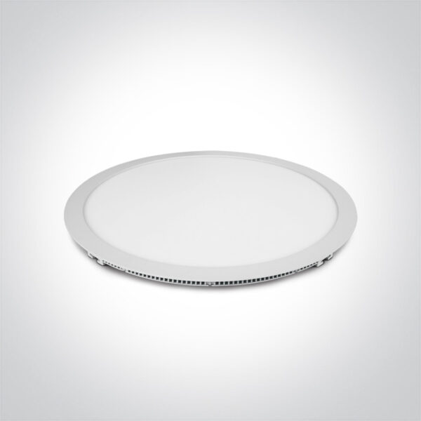 40W LED įleidžiama panelė, balta, 3000K