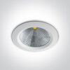60W LED įleidžiamas šviestuvas, baltas, 3000K