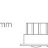 3x1W LED įleidžiamas pakreipiamas šviestuvas, aliuminio sp., 3000K - Image 4