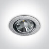 6W LED įleidžiamas pakreipiamas šviestuvas, aliuminio sp., 3000K