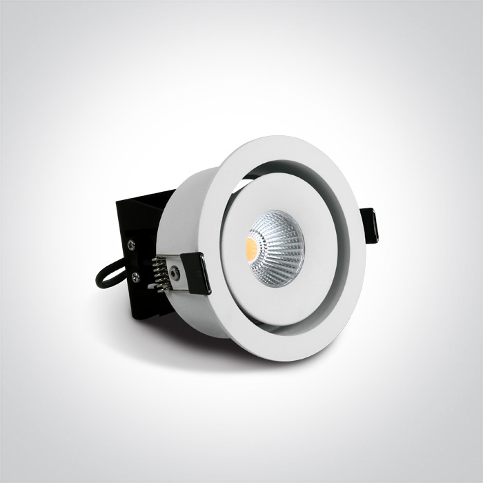 12W LED įleidžiamas pakreipiamas šviestuvas, baltas, 3000K, 11113E/W/W - Image 2