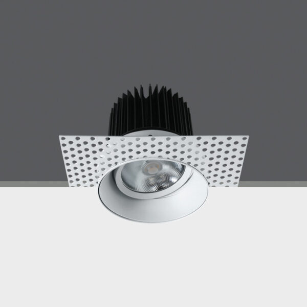 30W LED įleidžiamas pakreipiamas šviestuvas, baltas, 3000K