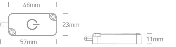 60W TOUCH ON/OFF dimeris, 24V - Image 4