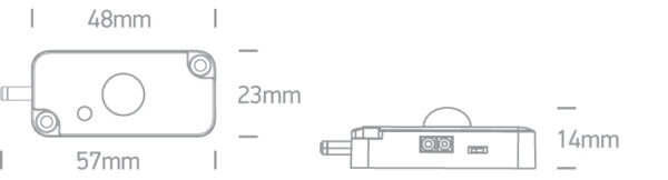 Į mojavimą reaguojantis sensorius ON/OFF, 60W 24V DC - Image 3