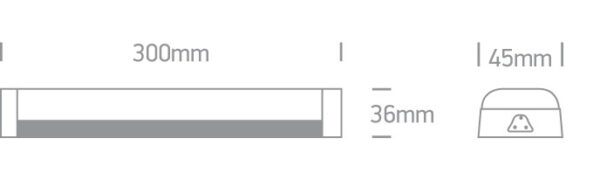 7W šviestuvas LED juostos pagrindu, 6000K - Image 3