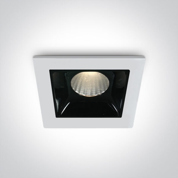 2W LED įleidžiamas šviestuvas, baltas, 3000K