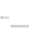 8W LED įleidžiama panelė, pilka, 6000K - Image 4