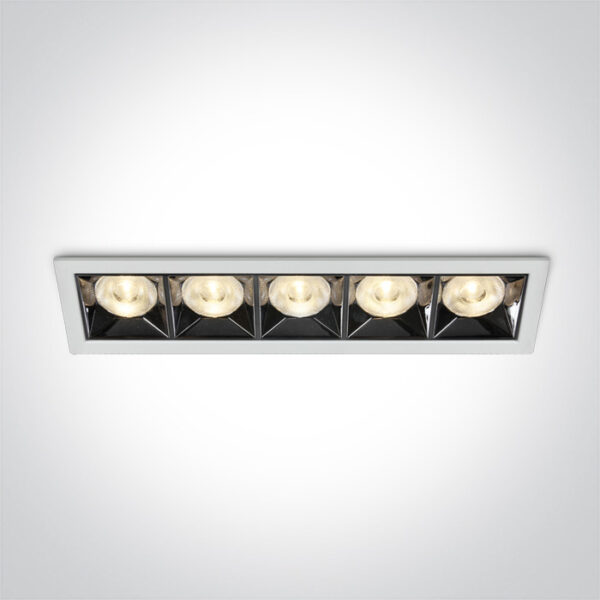 20W LED įleidžiamas šviestuvas, baltas, 3000K