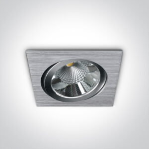 6W LED įleidžiamas pakreipiamas šviestuvas, aliuminio sp., 3000K
