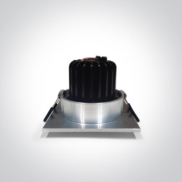12W LED įleidžiamas pakreipiamas šviestuvas, aliuminio sp., 3000K - Image 2