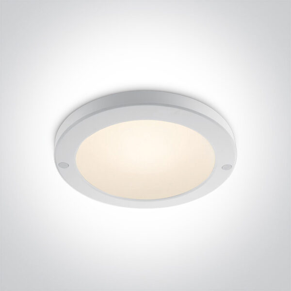 18W LED plafonas, baltas, 3000K