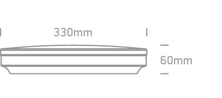 25W LED plafonas, baltas, 3000K - Image 4