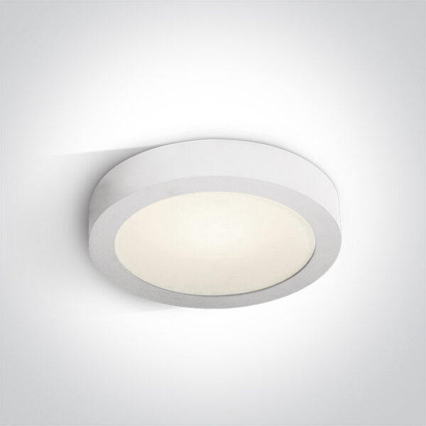 16W LED plafonas, baltas, 4000K