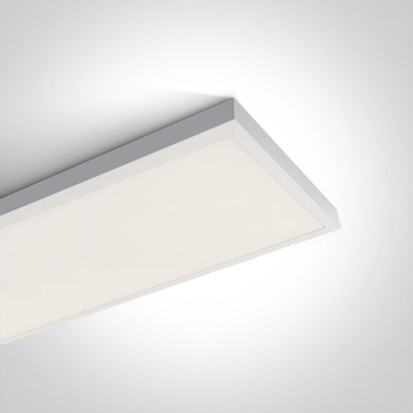 40W LED plafonas, baltas, 3000K