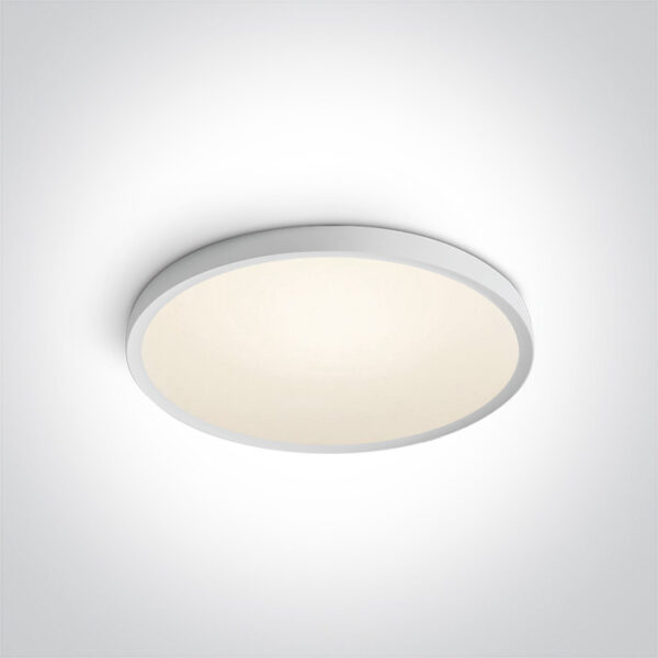 40W LED plafonas, baltas, 3000K