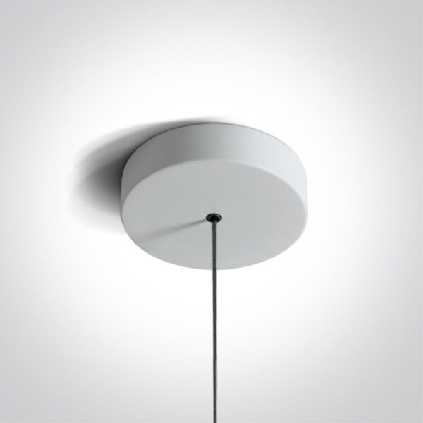6W LED pakabinamas šviestuvas, baltas, 3000K - Image 2