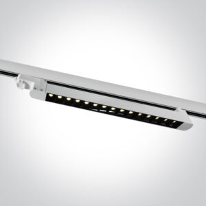 15X1W LED linijinis bėgelio šviestuvas, baltas, 3000K