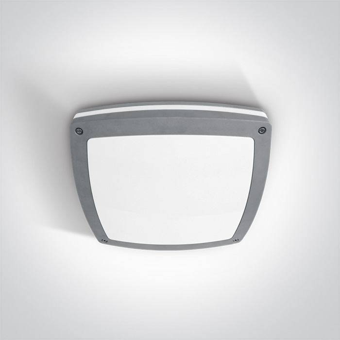 Lauko plafonas, E27, pilkas, 67216/G