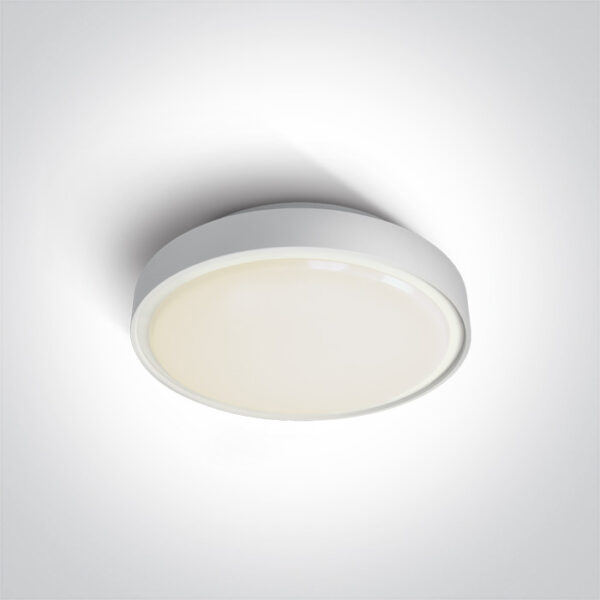 16W LED plafonas, baltas, 3000K