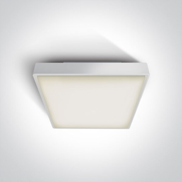 24W LED plafonas, baltas, 3000K