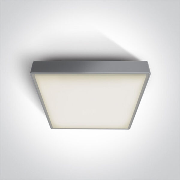 30W LED plafonas, pilkas, 3000K