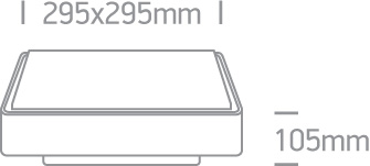 Plafonas, E27, juodas, 67282EA/B - Image 2