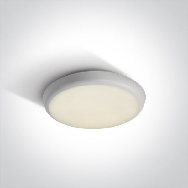 12W LED plafonas su avariniu moduliu, baltas, 4000K