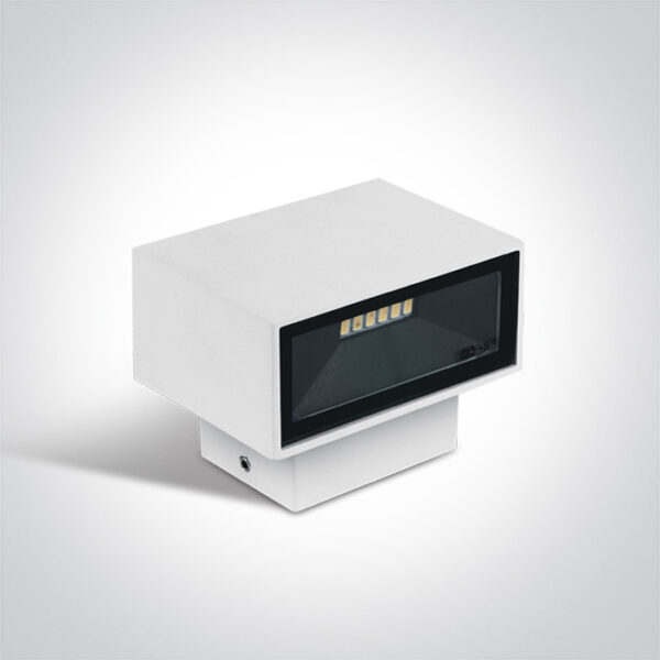 2x3W LED sieninis šviestuvas, baltas, 3000K - Image 2
