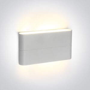 2x6W LED paviršinis lauko šviestuvas, baltas, 3000K