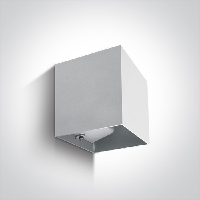 2x3W LED sieninis šviestuvas, baltas, 3000K, 67398C/W/W