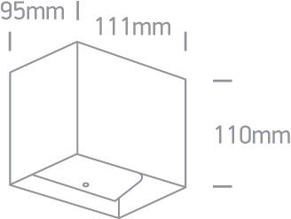 2x3W LED sieninis šviestuvas, baltas, 3000K, 67398C/W/W - Image 3