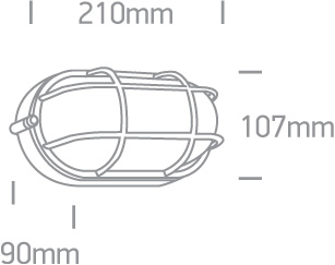 10W LED sieninis lauko šviestuvas, juodas, 3000K, 67444C/B/W - Image 2