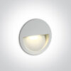 3W LED įleidžiamas sieninis lauko šviestuvas, baltas, 3000K