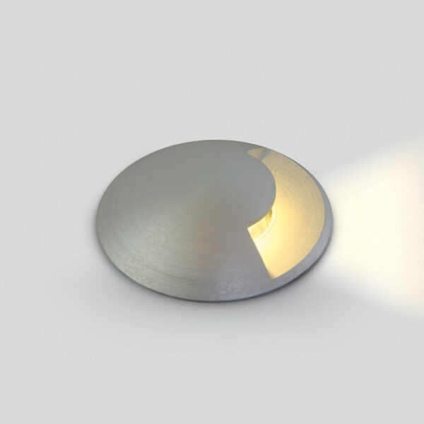 3W LED įleidžiamas į žemę šviestuvas, aliuminio sp., 3000K
