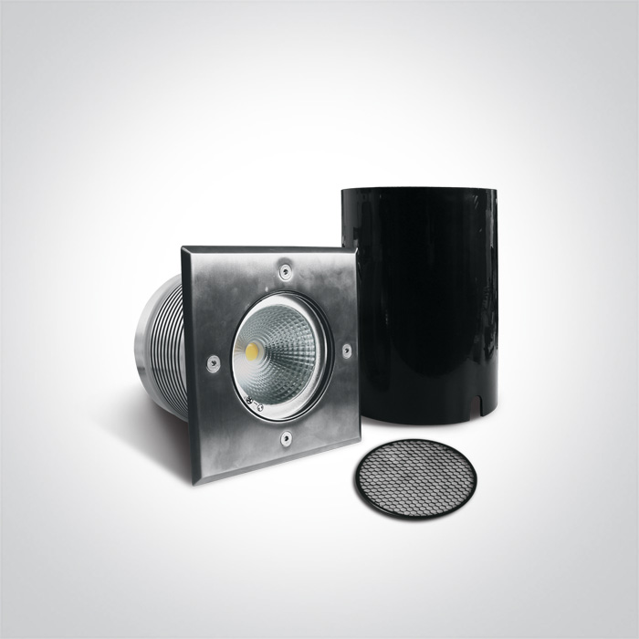 20W LED įleidžiamas į žemę šviestuvas, nerūdijančio plieno sp., 3000K - Image 2