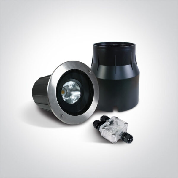 15W LED įleidžiamas į žemę šviestuvas, nerūdijančio plieno sp., 3000K - Image 2