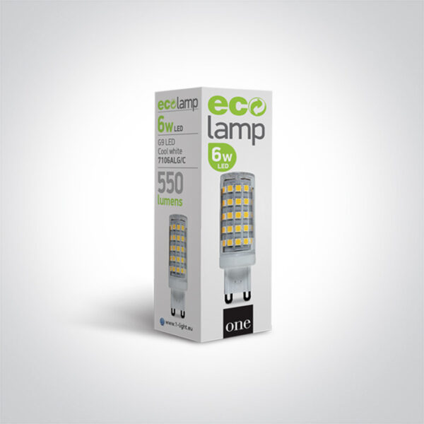 6W LED lemputė, G9, 3000K - Image 2