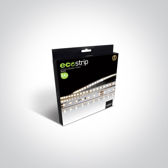9,6W/m LED juosta, 2700K, 5m ritė, 7829/EW - Image 2