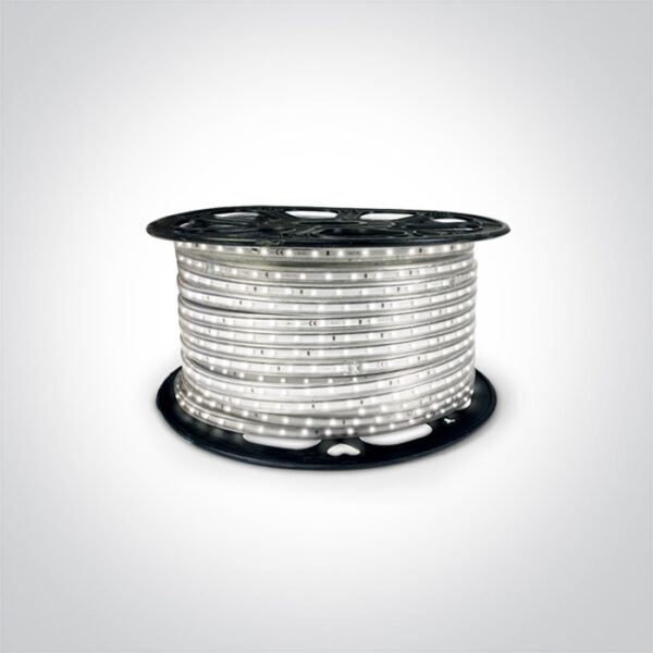 6,6W/m LED juosta, 4000K, IP65, 100m ritė - Image 2